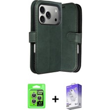 İlk El Grup Ieg™ iPhone 17 Pro Kılıf Siluet Işık Serisi - Siyah Bilvis 5in1 3D Magic Cam Ekran Koruyucu + Gümüş Raze Metal Kamera Lens