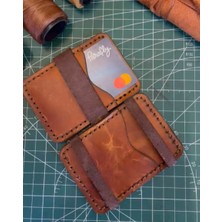 Sihirli Cüzdan -Hakiki Deri - El Dikişi -Kişiye Özel Baskılı