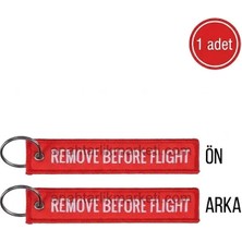 Anahtarlık Marketi Remove Before Flight Anahtarlık Emniyet Pim Filaması Kırmızı
