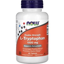 Now Foods L-Tryptophan Double Strength 1000MG 60 Tablet.usa Menşei.47.