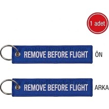 Anahtarlık Marketi Remove Before Flight Anahtarlık Mavi emniyet pim filaması