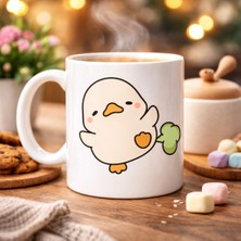 AyrStore Sevimli Civciv Tasarımlı Porselen Kupa Model 90 – Eğlenceli, Tatlı ve Neşe Dolu Kahve Kupası