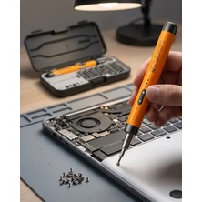 AyrStore 3.7V Li Pil Elektrikli Tornavida Seti 1100 Devir Hassas Onarım Aleti