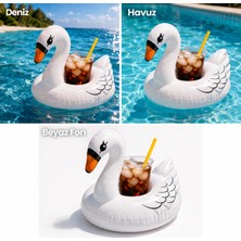 Saf Hobi Şişme Bardak Tutucu Deniz ve Havuz Içecekliği