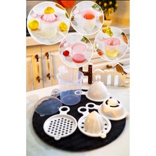 AyrStore 5 In 1 Süzgeç - Huni - Limon Sıkacağı - Yumurta Akı Ayırıcı Hazneli Mutfak Aparatı