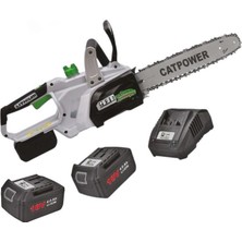 AyrStore Cat Power 2096 Çift Akülü 4 Ah Ağaç Kesme Makinesi