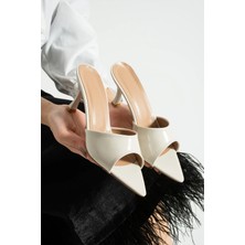 Felisya Butik Kadın Ince Topuklu Sivri Burun Terlik (9cm)