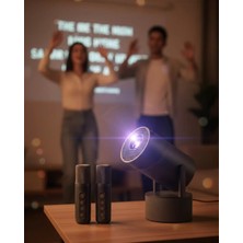 Pileli Store 1080P Taşınabilir Projeksiyon Wifi Bluetooth Destekli