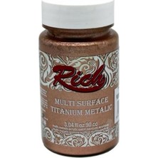 AyrStore Rich Multi Surface Titanium 2530 Pudra Pembe Metalik 90 cc