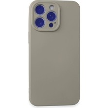 Dua Giyim Iphone 15 Pro Max Kılıf Nano Içi Kadife - Titan Gri