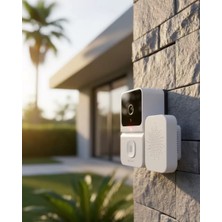 Pileli Store Kablosuz Video Kapı Zili Android Ios Uyumlu Güvenlik Kamerası