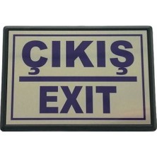 AyrStore Cemax Yönlendirme Büyük Çıkış (Exit) 13X8,5 cm