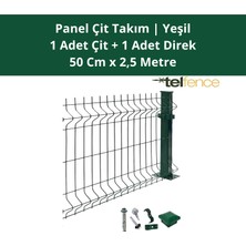 Telfence Panel Çit Takımı (1 Çit + 1 Direk ) Avantaj Paketi Bahçe Çiti