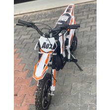 Enbest Mini Cross Çocuk Motoru Benzinli Tek Silindirli Kırmızı