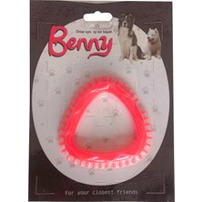 AyrStore Benny Köpek Oyuncağı Üçgen 8 x 8.5 cm Kırmızı
