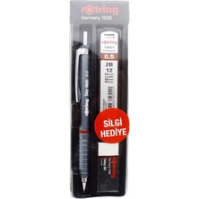 Rotring Okul Seti Versatil Kalem Tikky Retro 0.5+Min Silgi Hediyeli Gri