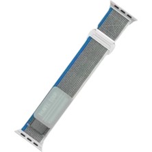 AyrStore Watch 38MM Alice Kumaş Kordon - Mi-Gri