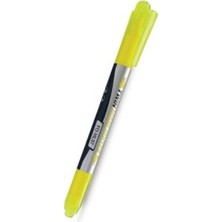 Belirtilmemiş Flexoffice Fosforlu Kalem (İşaret Kalemi) Çift Taraflı Sarı Mürekkep Fo-Hl07 (12 Li Paket)