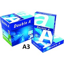  double-a a3 fotokopi kağıdı 500 lü 80 gr beyaz (5 paket)