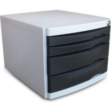 Ops Cmc-204 4 Çekmeceli Evrak Rafı Kilitli Siyah