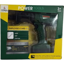 Ctoy Oyuncak Şarjlı Dekopajlı Matkap 0223-12