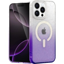 Dua Giyim Iphone 14 Pro Pummel Shiny Magsafe Kapak - Mor