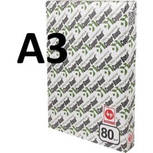  ve-ge a3 fotokopi kağıdı copier bond 500 lü 80 gram beyaz (5 paket)