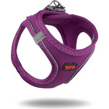AyrStore Köpek Göğüs Tasması 3xsmall 24-28 cm Mor