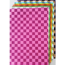 Lino Simli Kare Desenli Kağıt 10 Renk 20X30 Cm 2802J-3