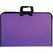  abka fermuarlı resim-proje çantası 37x54 cm mor proart 3.01.26.006