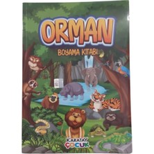 Karatay Yayınları 4E Orman Boyama Kitabı 128 Sayfa