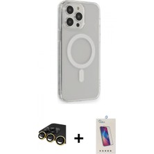 İlk El Grup Ieg™ iPhone 14 Pro Max Pusula Çizgi Koleksiyonu - Siyah Joko 5d Cam + Gold Raze Metal Kamera Lens