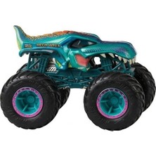 Hot Wheels Monster Trucks Güçlü Ikili Arabalar Mega Wrex-Skelesaurus 1:64 FYJ64