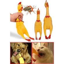 AyrStore Sesli Horoz Eğlenceli Köpek ve Kediler Için Sesli Öten Horoz Oyuncak 15 cm