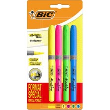 Bic Fosforlu Kalem (İşaret Kalemi) Grip 4 Renk Blister 951473