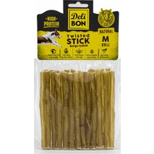 AyrStore Deri Kalın Burgu Çubuk 25 Adet Natural