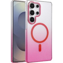 Dua Giyim Galaxy S24 Ultra Glossy Magsafe Kapak - Pembe