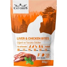 AyrStore Cat Chefs Ciğerli ve Tuklu Kedi Ödül Sı 80 gr