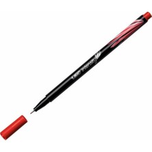 Bic Fineliner Keçe Uç Kalem İnterstiy 0,4 Mm Kırmızı 942084 (12 Li Paket)