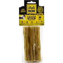 AyrStore Deri Kalın Burgu Çubuk 12 Adet Natural