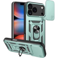 Dua Giyim Iphone 17 Pro Pars Lens Yüzüklü - Yeşil