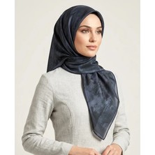 Alivascarf Bulut Desen Bambu Eşarp Siyah
