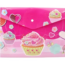 Noki Baskılı Çıtçıtlı Dosya Evrak Zarfı Kız 3105 (12 Li Paket)