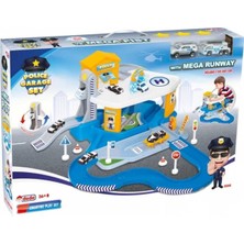 Dede Oyuncak 2 Katlı Polis Garaj Set ce Mega Pist 03348