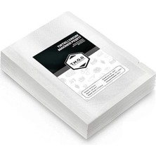 AyrStore T.m.q.g 50 Adet Tırtıklı Vakum Makinesi Poşeti Torbası (Seçenekli) (20X25CM)