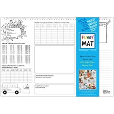 Hayat Store Funny Mat - Çalışma Masam (My Desk - Küçük Boy) - 33,5X48CM