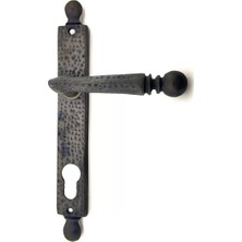 Skygo Antika Tarz Dekoratif Pirinç Misket Wc Banyo Kapı Kolu - 245X34 Mm, Oksit