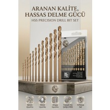 Beton Matkap Ucu Seti- Çelik Beton Metal Ahşap Matkap 13 Lü Set 721729