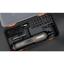 AyrStore WX240 4VOLT/1.5AH. Li-Ion Akıllı Şarjlı Tornavida + 26 Adet Bits Uç