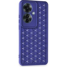 Colezium Reno 11F Kılıf Petek  Kapak - Lacivert